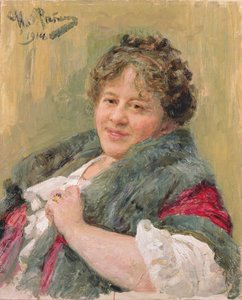 Portret Tatiany Olgi Szczepkiny-Kupernik (1874-1952) 1914